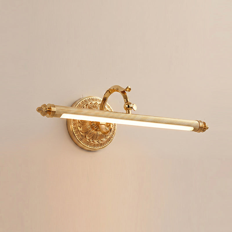Comparison of the Antique Brass and Brass finishes side-by-side.