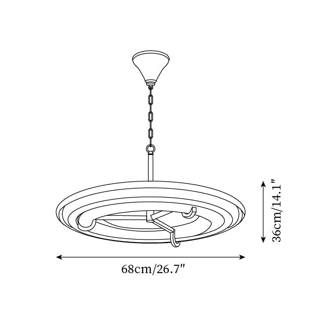 Slide Chandelier