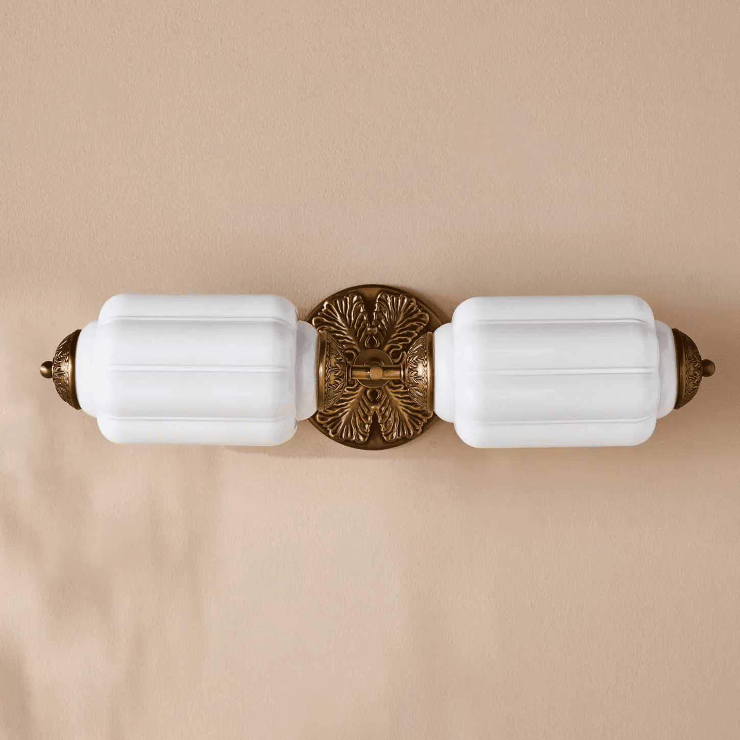 Elliot Glass Wall Sconce-Neutral Decor