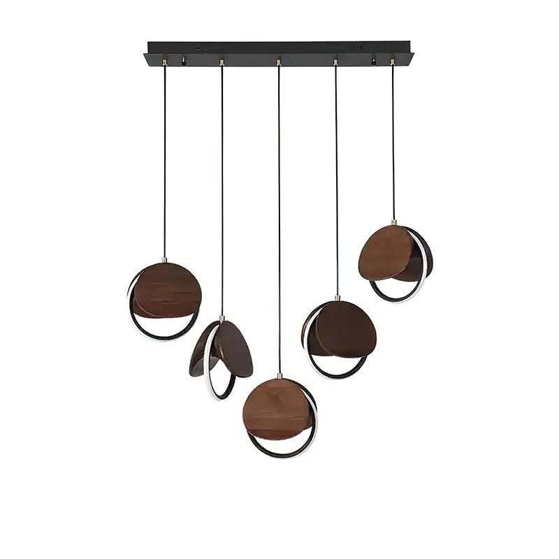 Avvelen Geometric Wood Pendant Light-Neutral Decor