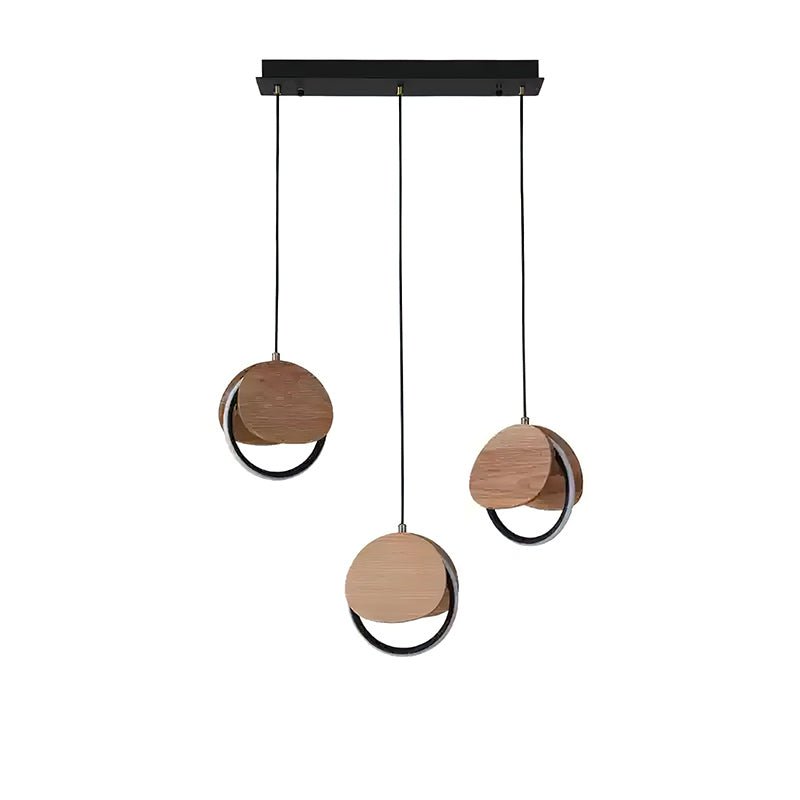 Avvelen Geometric Wood Pendant Light-Neutral Decor