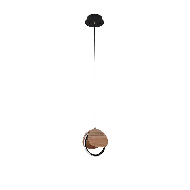 Avvelen Geometric Wood Pendant Light-Neutral Decor