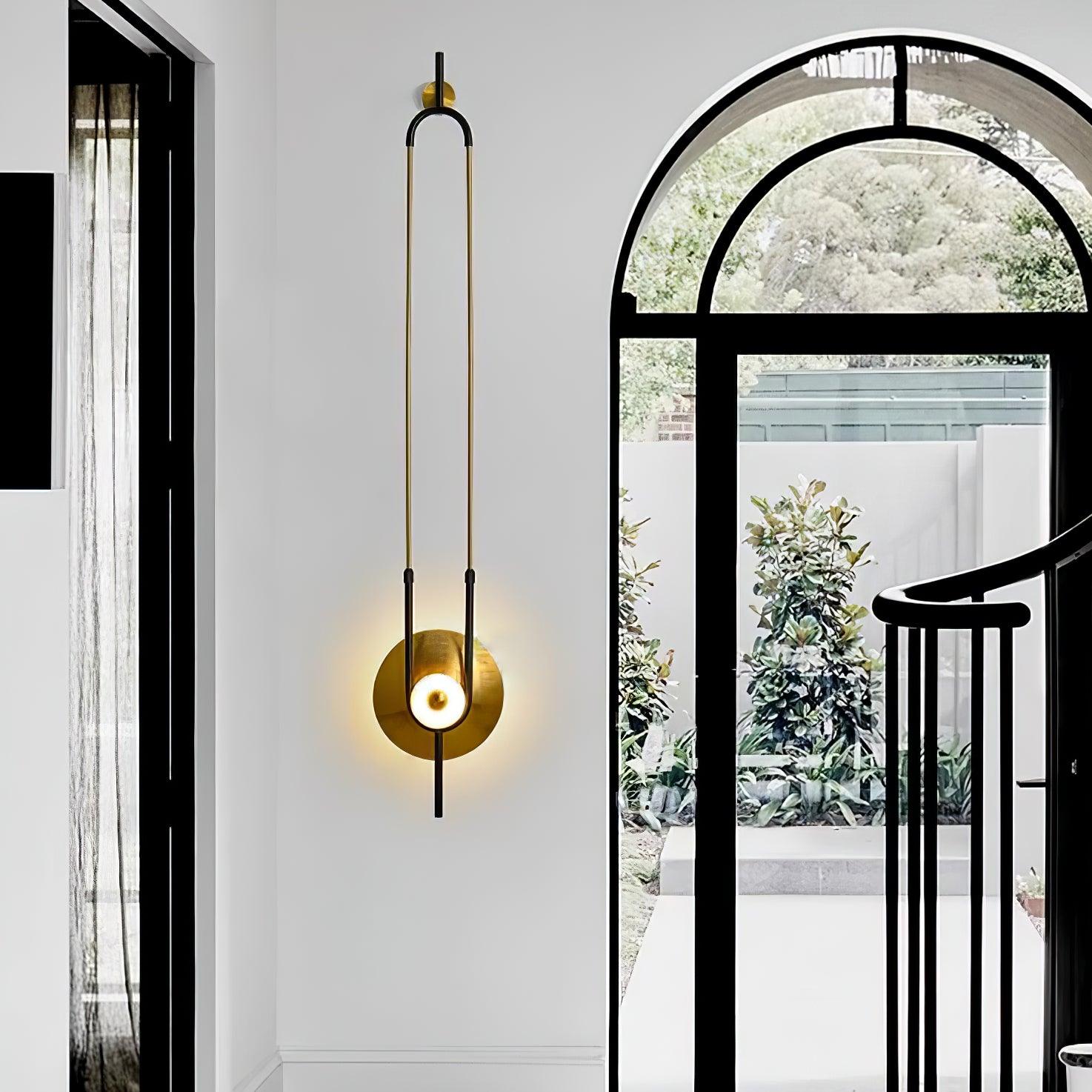 Ivory Modern Minimalist Ring Marble Wall Light-Neutral Decor