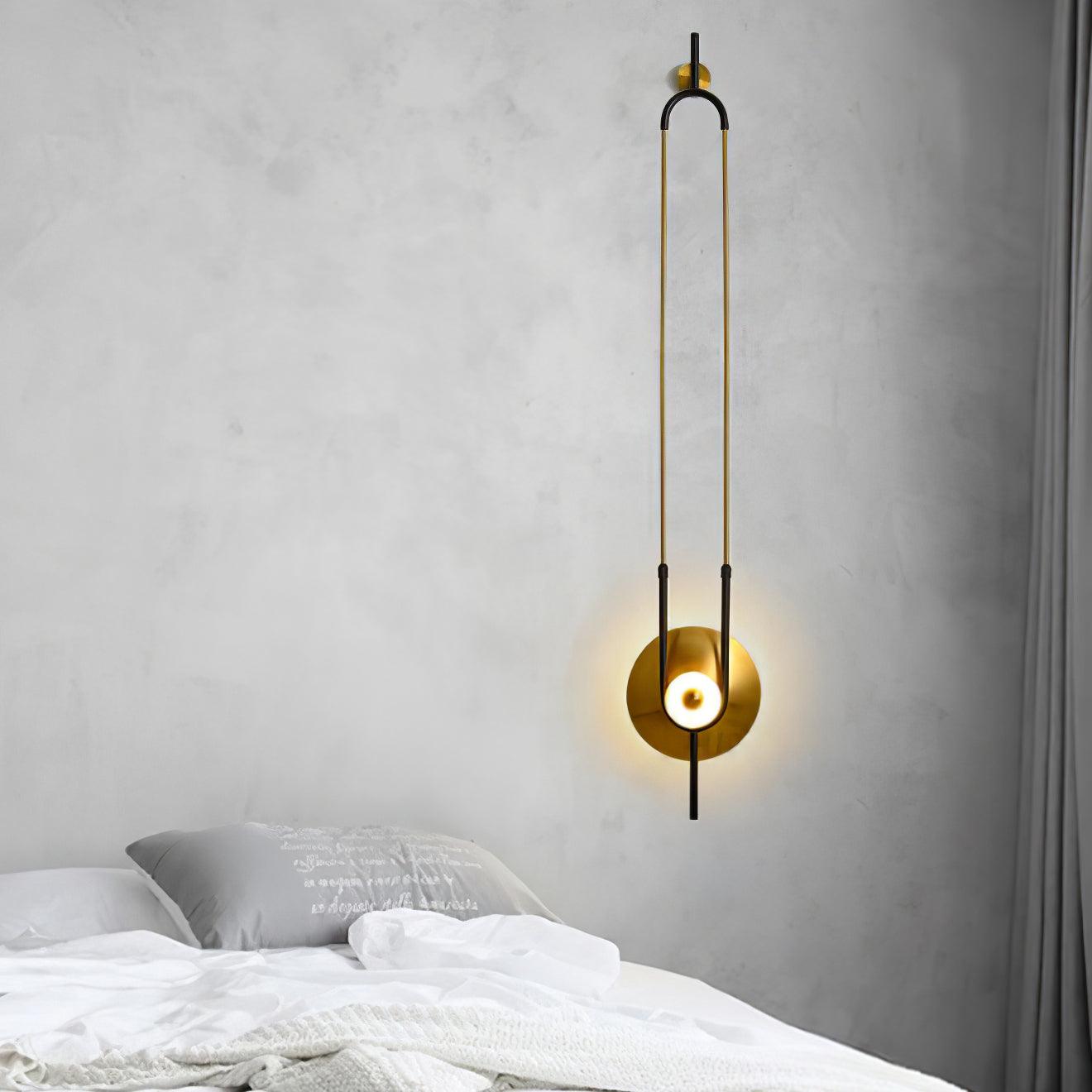 Ivory Modern Minimalist Ring Marble Wall Light-Neutral Decor