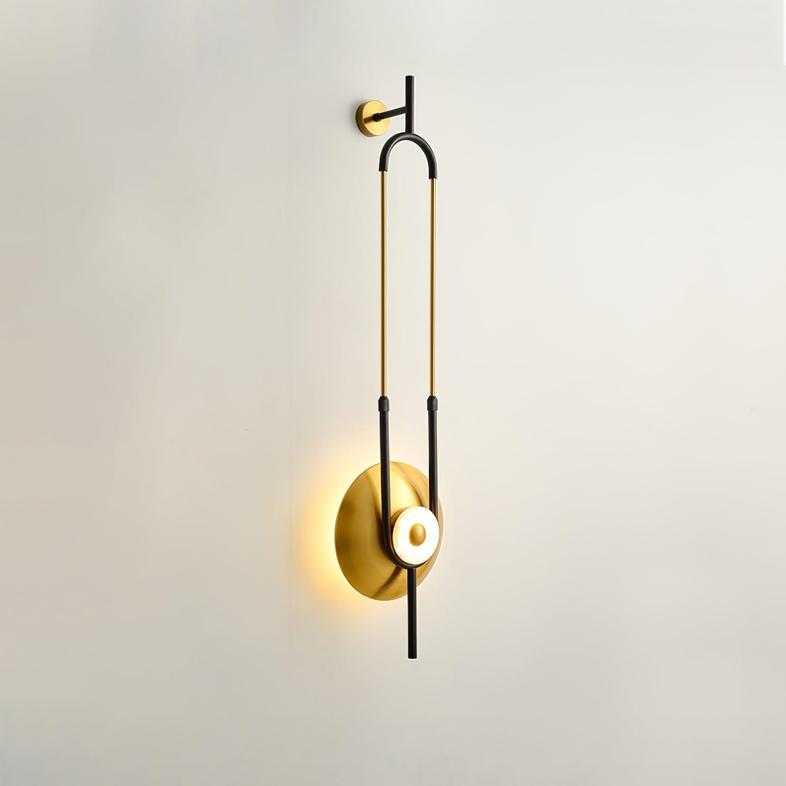Ivory Modern Minimalist Ring Marble Wall Light-Neutral Decor