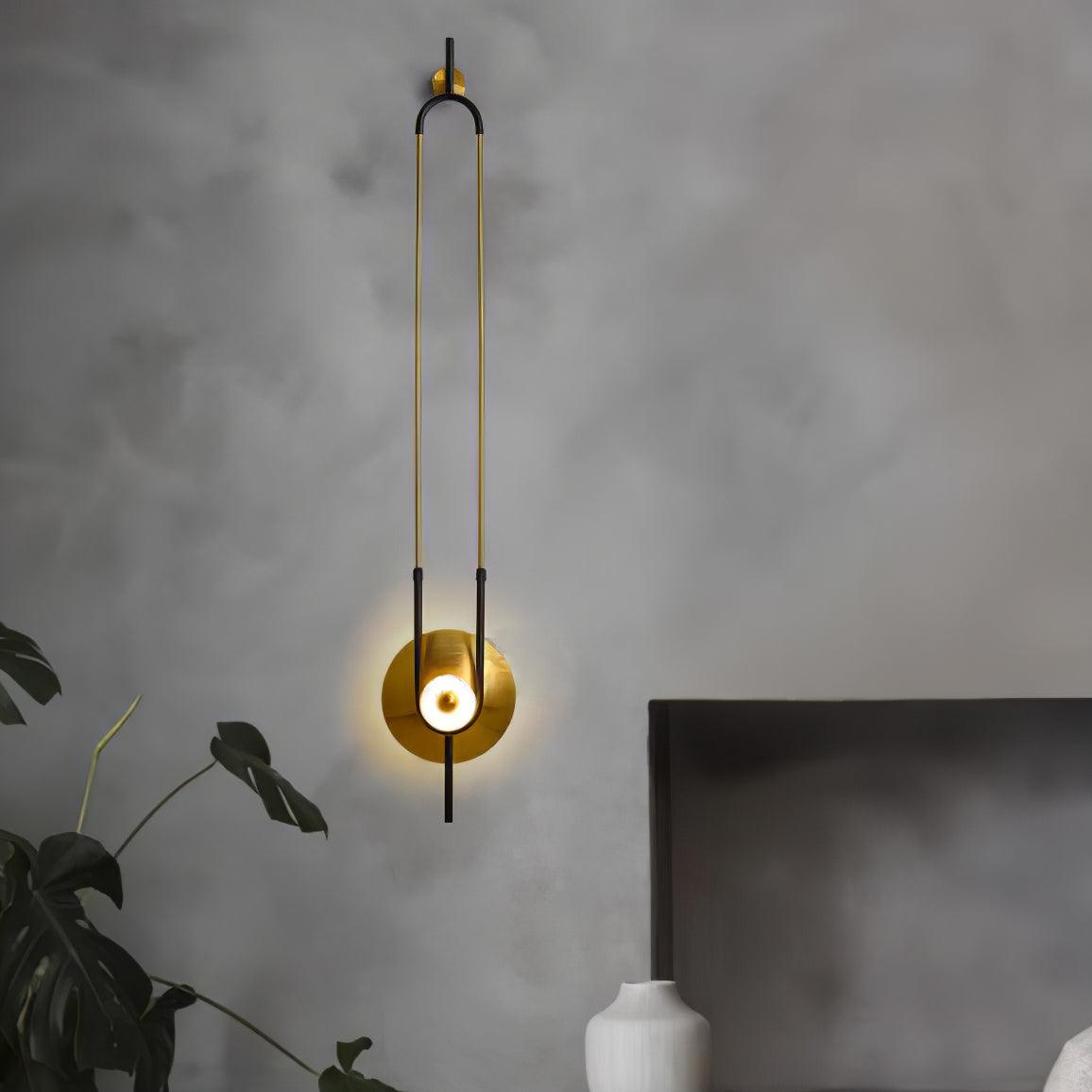 Ivory Modern Minimalist Ring Marble Wall Light-Neutral Decor