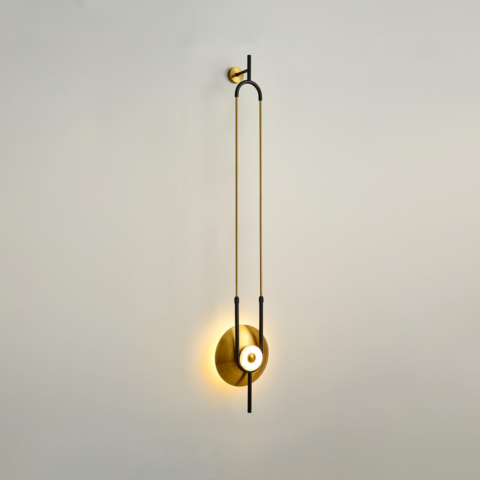 Ivory Modern Minimalist Ring Marble Wall Light-Neutral Decor