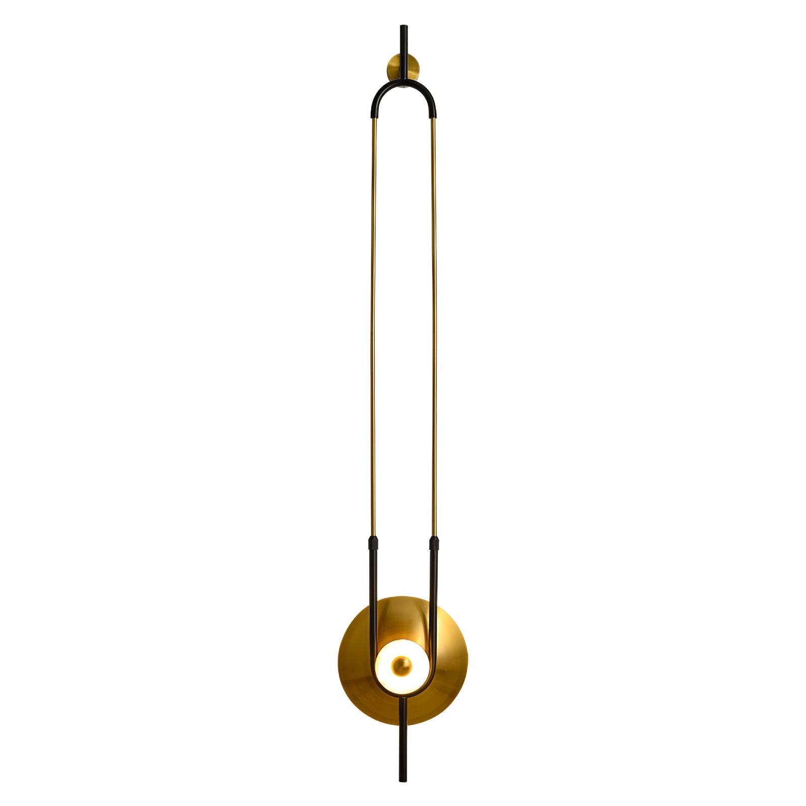 Ivory Modern Minimalist Ring Marble Wall Light-Neutral Decor