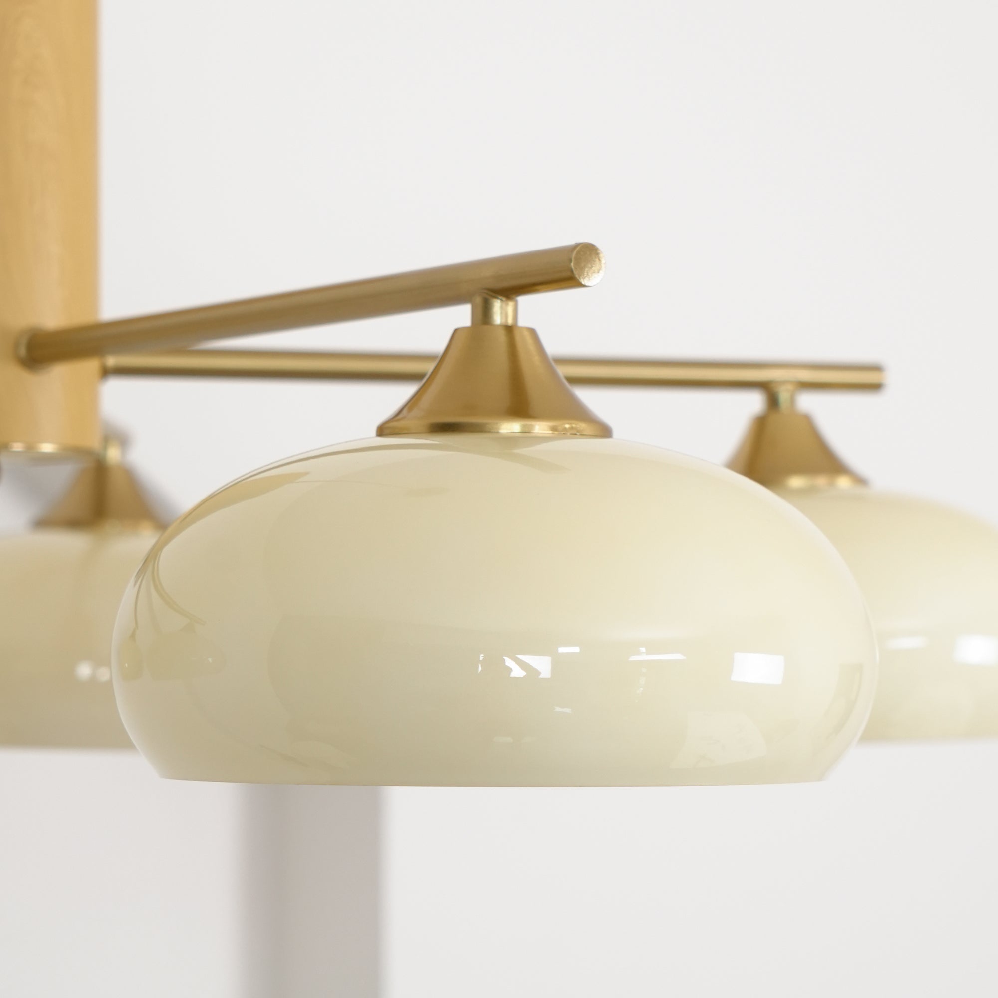 Nova Natural Persimmon Glass Chandelier-Neutral Decor