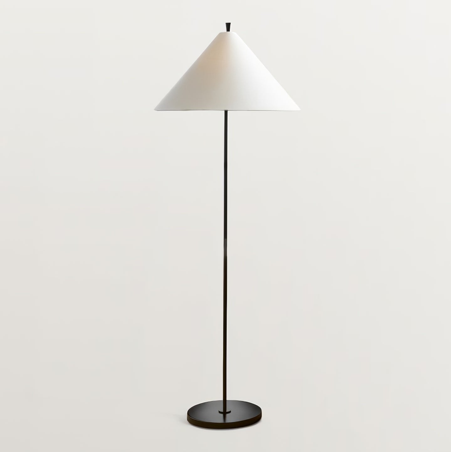 Urath Minimalist Brass Floor Lamp-Neutral Decor