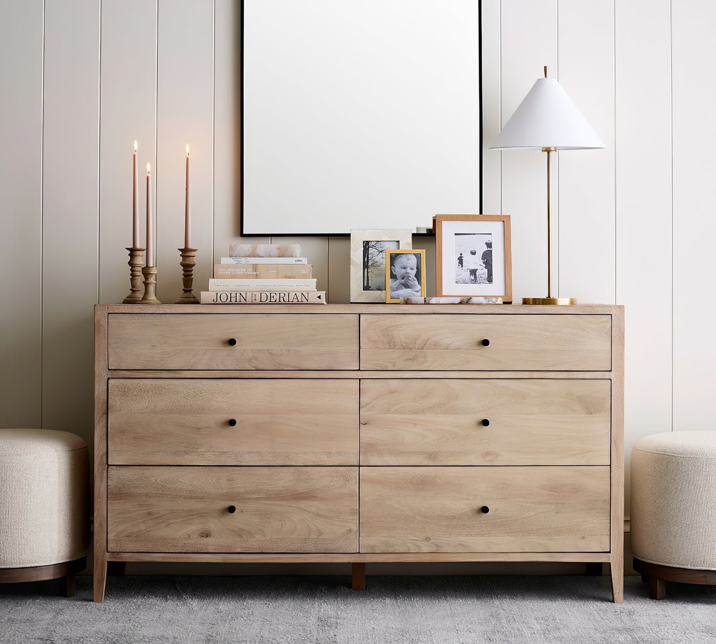 Liora Elegant Cone Table Lamp-Neutral Decor
