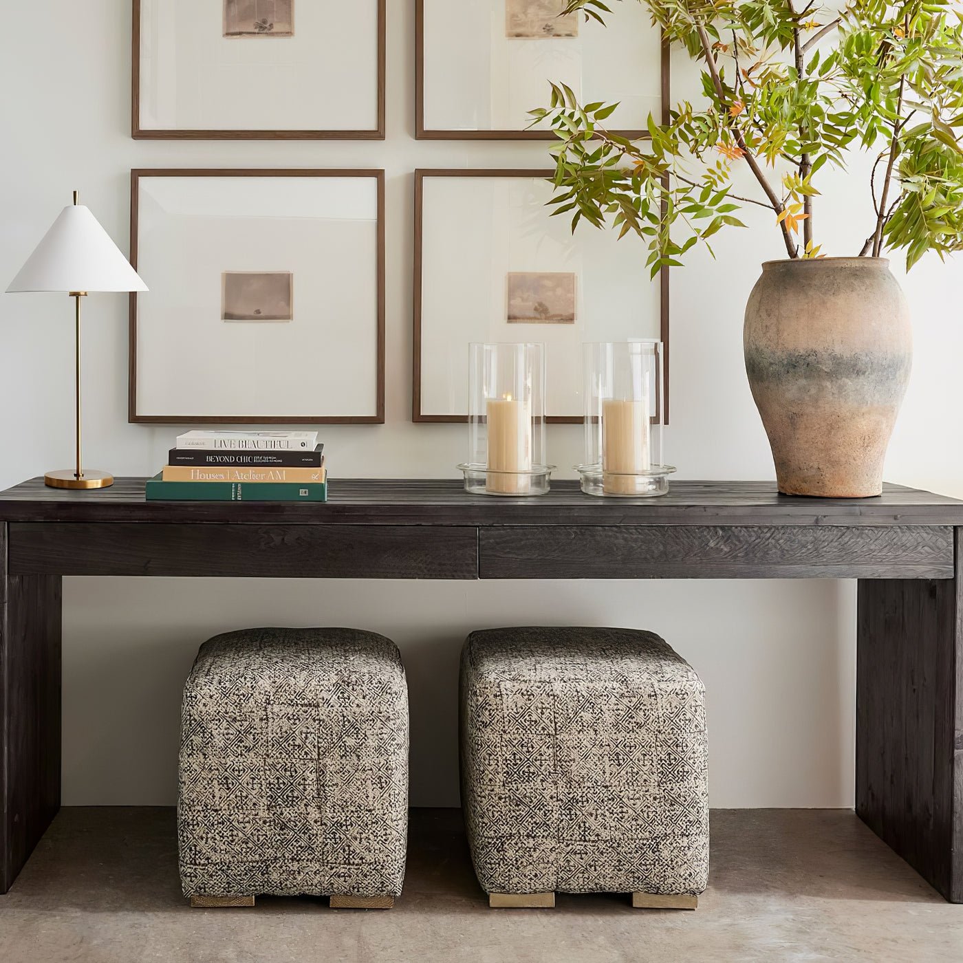 Liora Elegant Cone Table Lamp-Neutral Decor