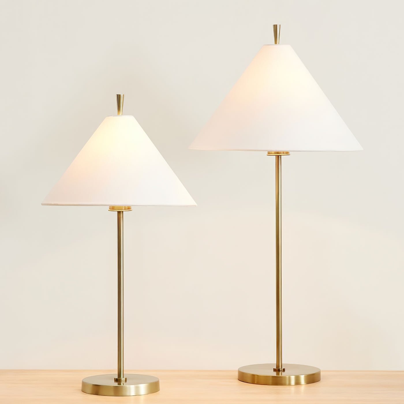 Liora Elegant Cone Table Lamp-Neutral Decor