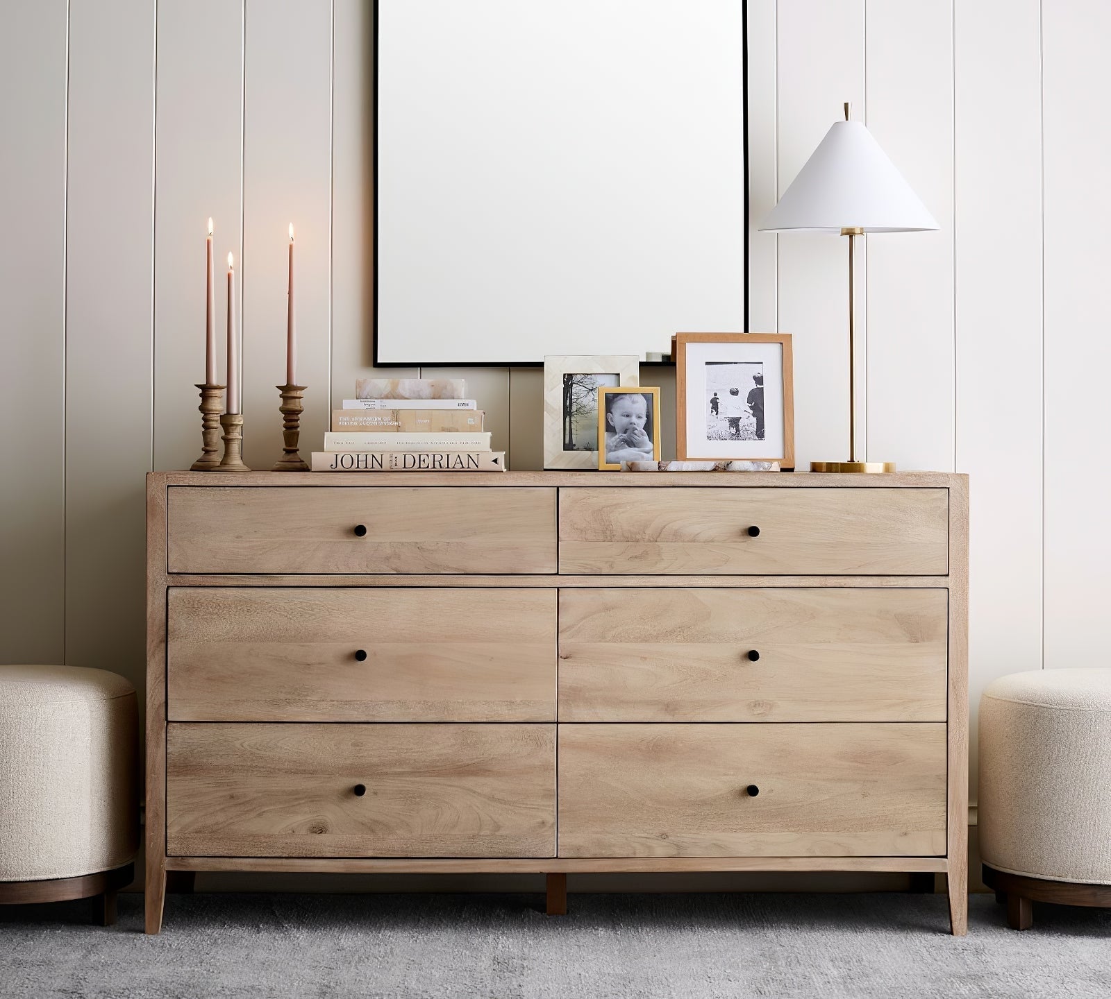 Liora Elegant Cone Table Lamp-Neutral Decor
