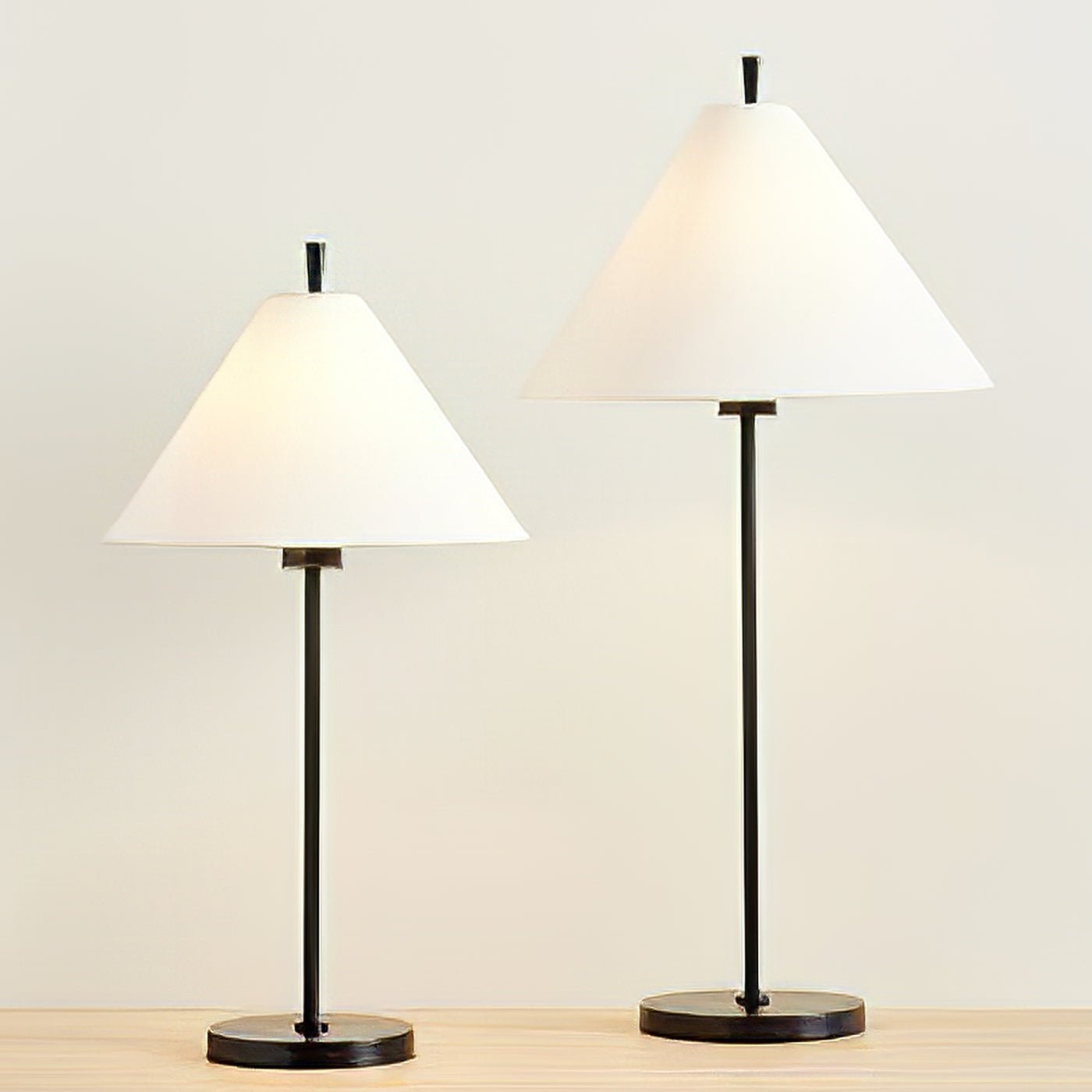Liora Elegant Cone Table Lamp-Neutral Decor