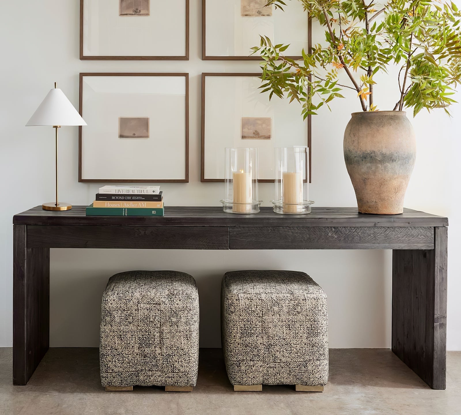Liora Elegant Cone Table Lamp-Neutral Decor
