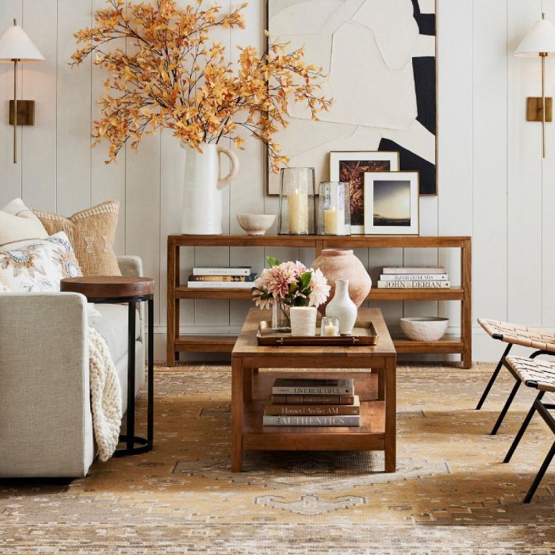 Teld Vintage Industrial Fabric Wall Light-Neutral Decor