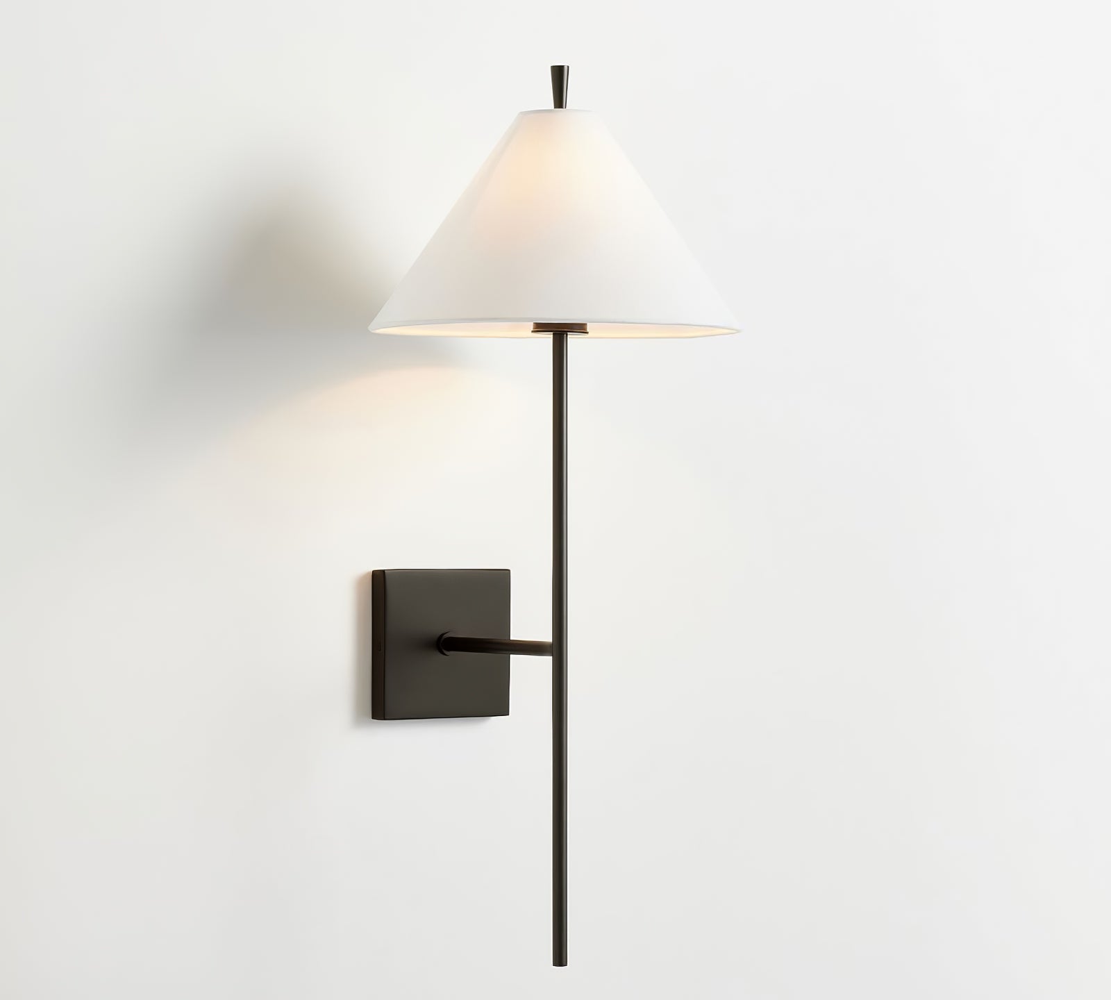 Teld Vintage Industrial Fabric Wall Light-Neutral Decor