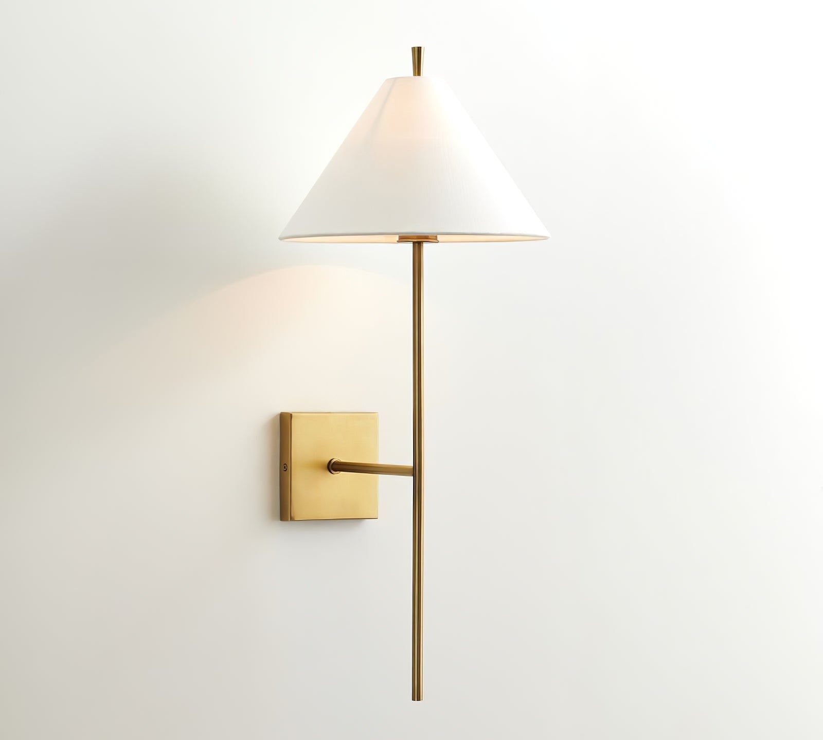 Teld Vintage Industrial Fabric Wall Light-Neutral Decor