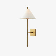 Teld Vintage Industrial Fabric Wall Light-Neutral Decor