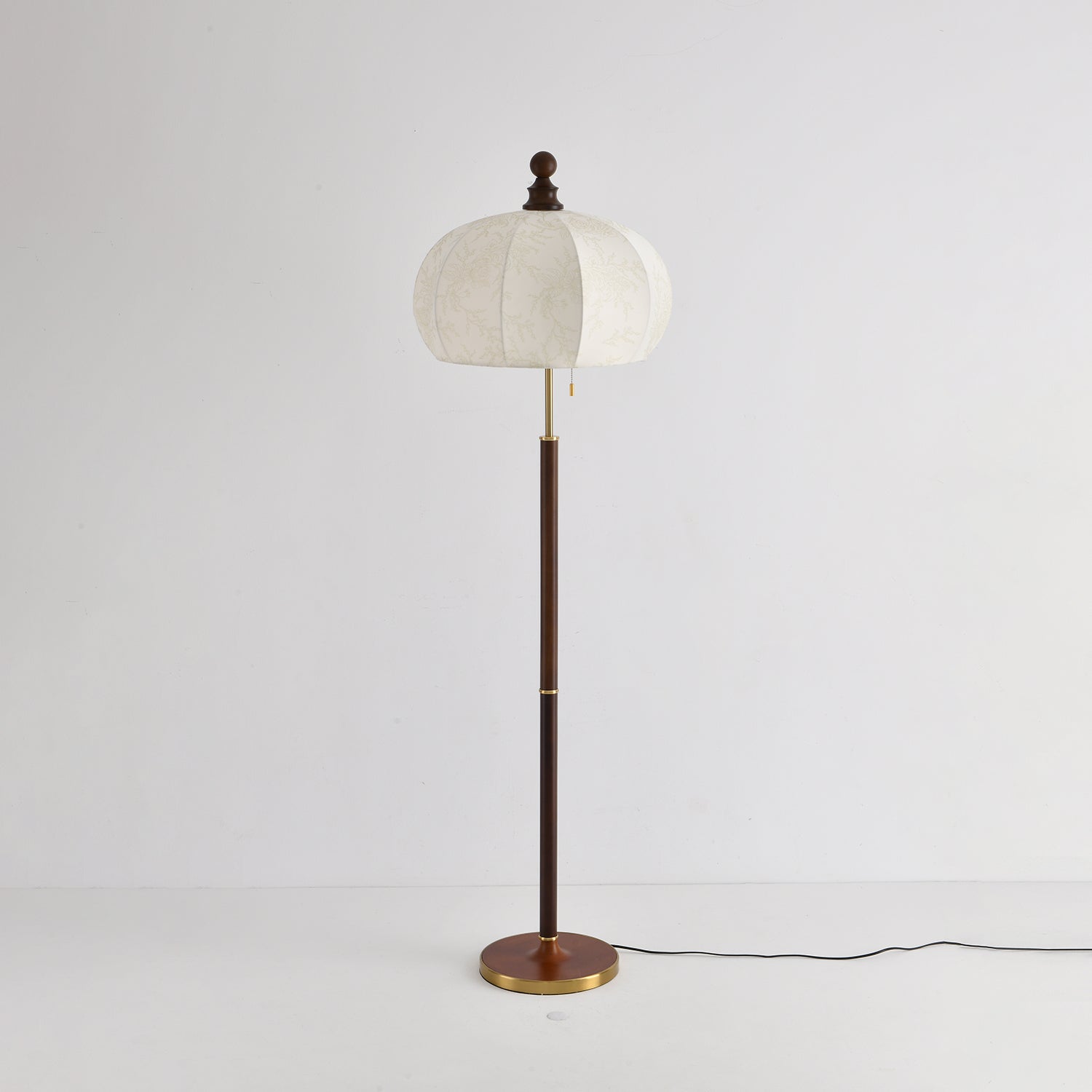 Maya Vintage Floor Lamp-Neutral Decor