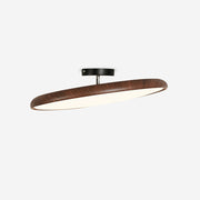 Aira Oval Semi-Flush Ceiling Light-Neutral Decor