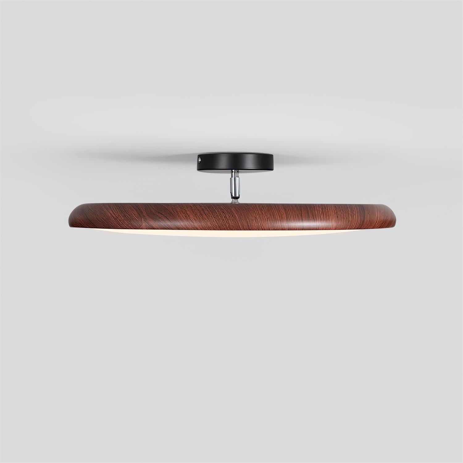 Aira Oval Semi-Flush Ceiling Light-Neutral Decor