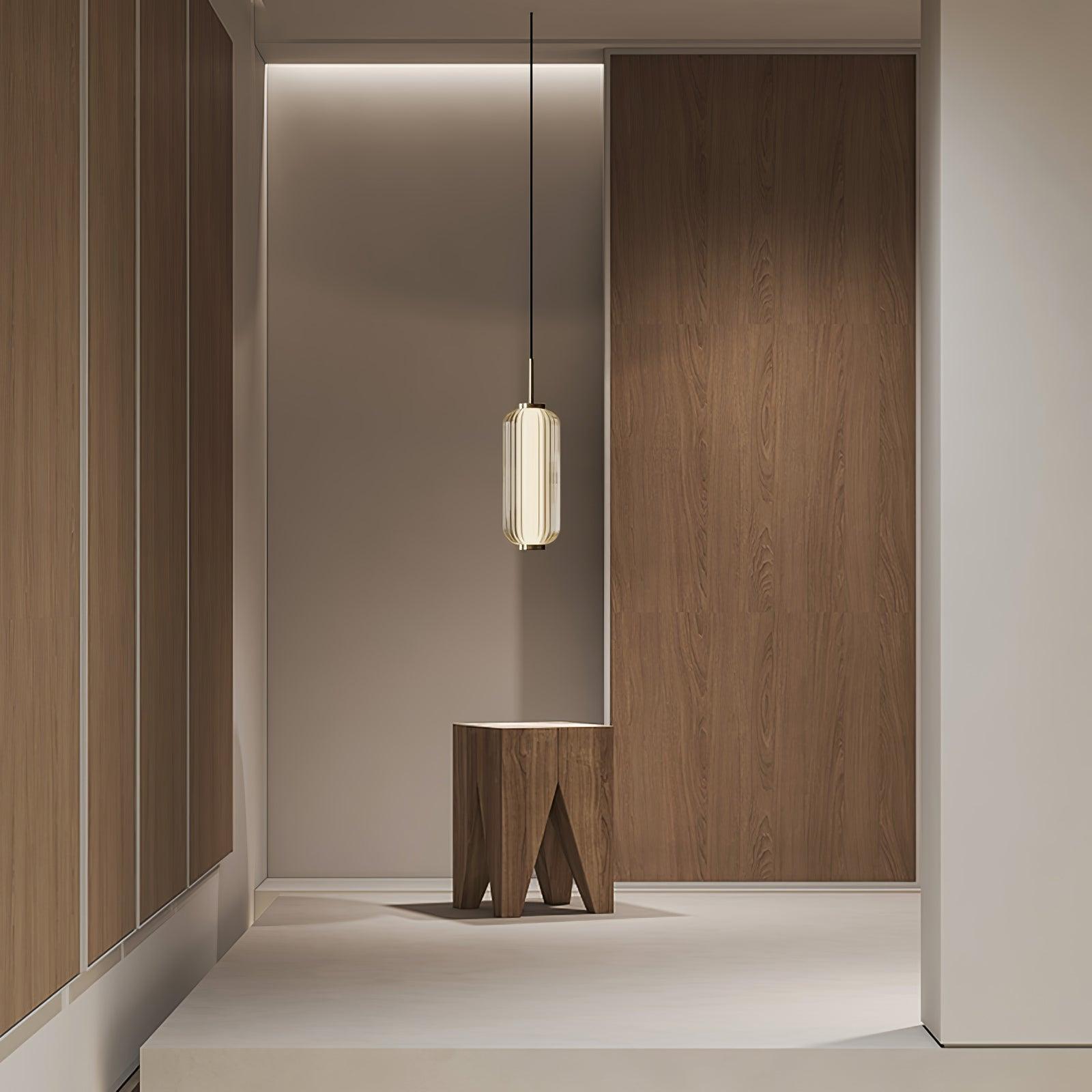 Cylindra Modern Glass Pendant Lamp-Neutral Decor