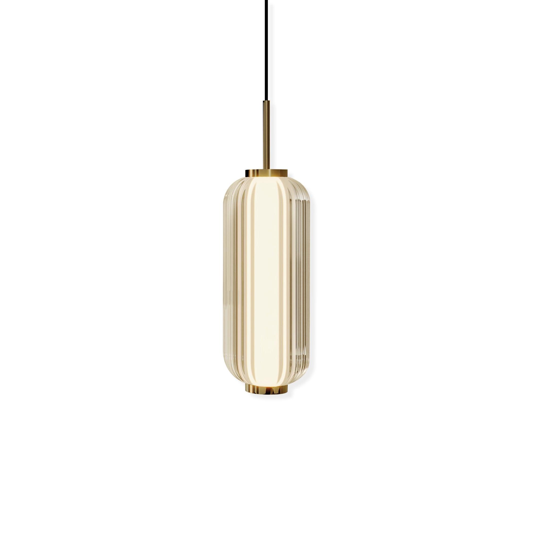 Cylindra Modern Glass Pendant Lamp-Neutral Decor