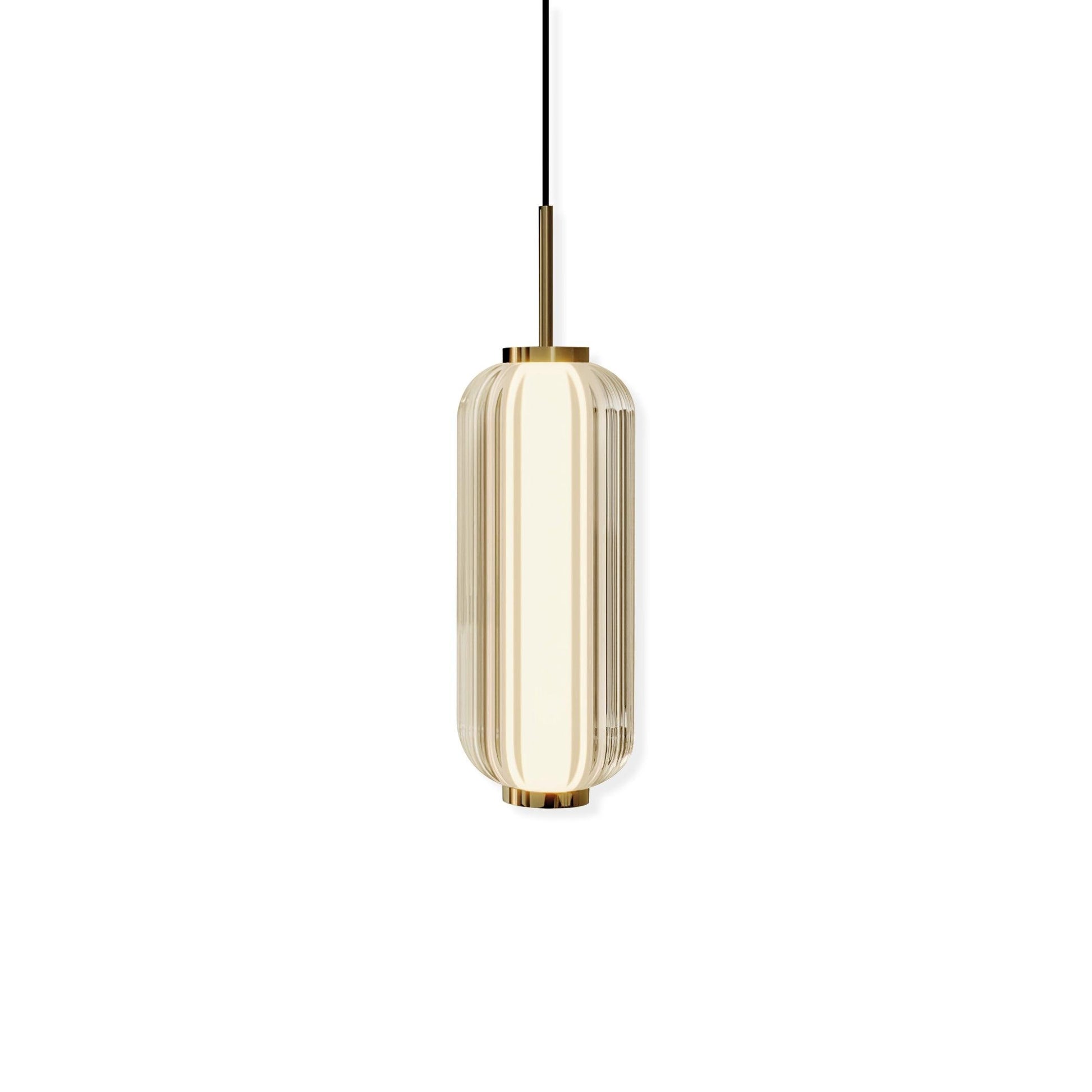 Cylindra Modern Glass Pendant Lamp-Neutral Decor