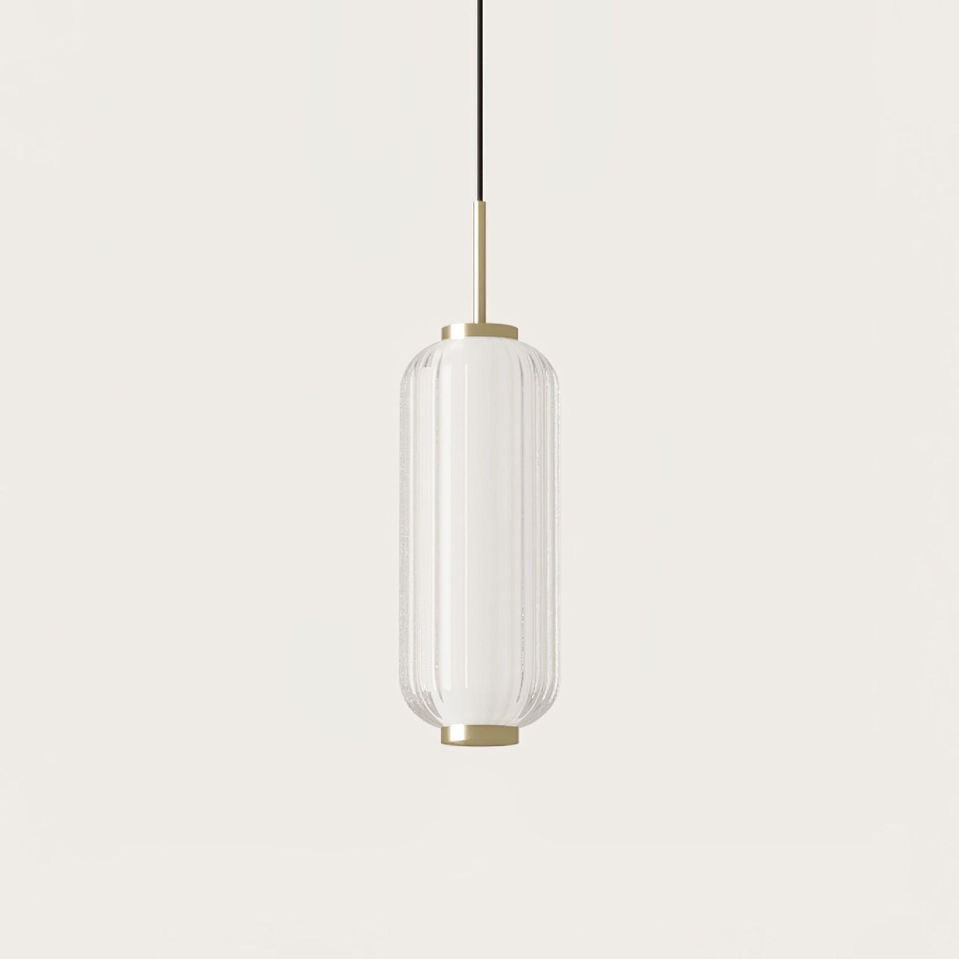 Cylindra Modern Glass Pendant Lamp-Neutral Decor