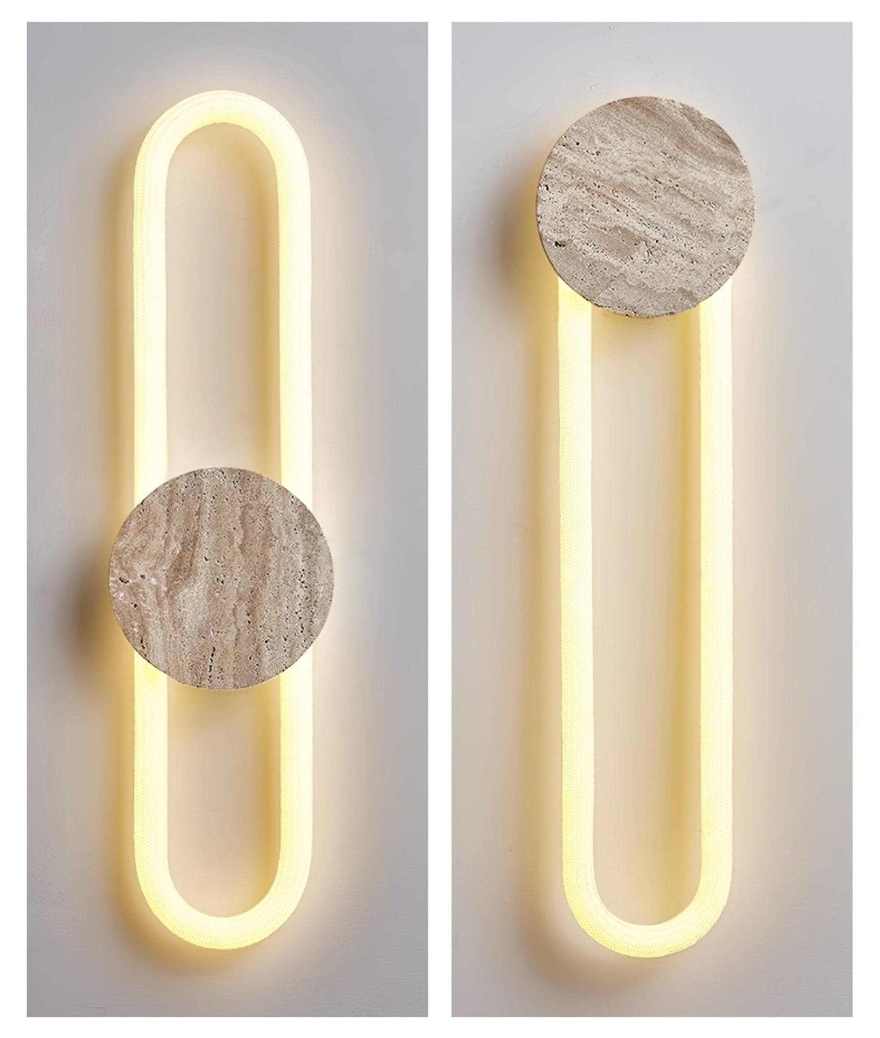 Mysolel Travertine Wall Light-Neutral Decor