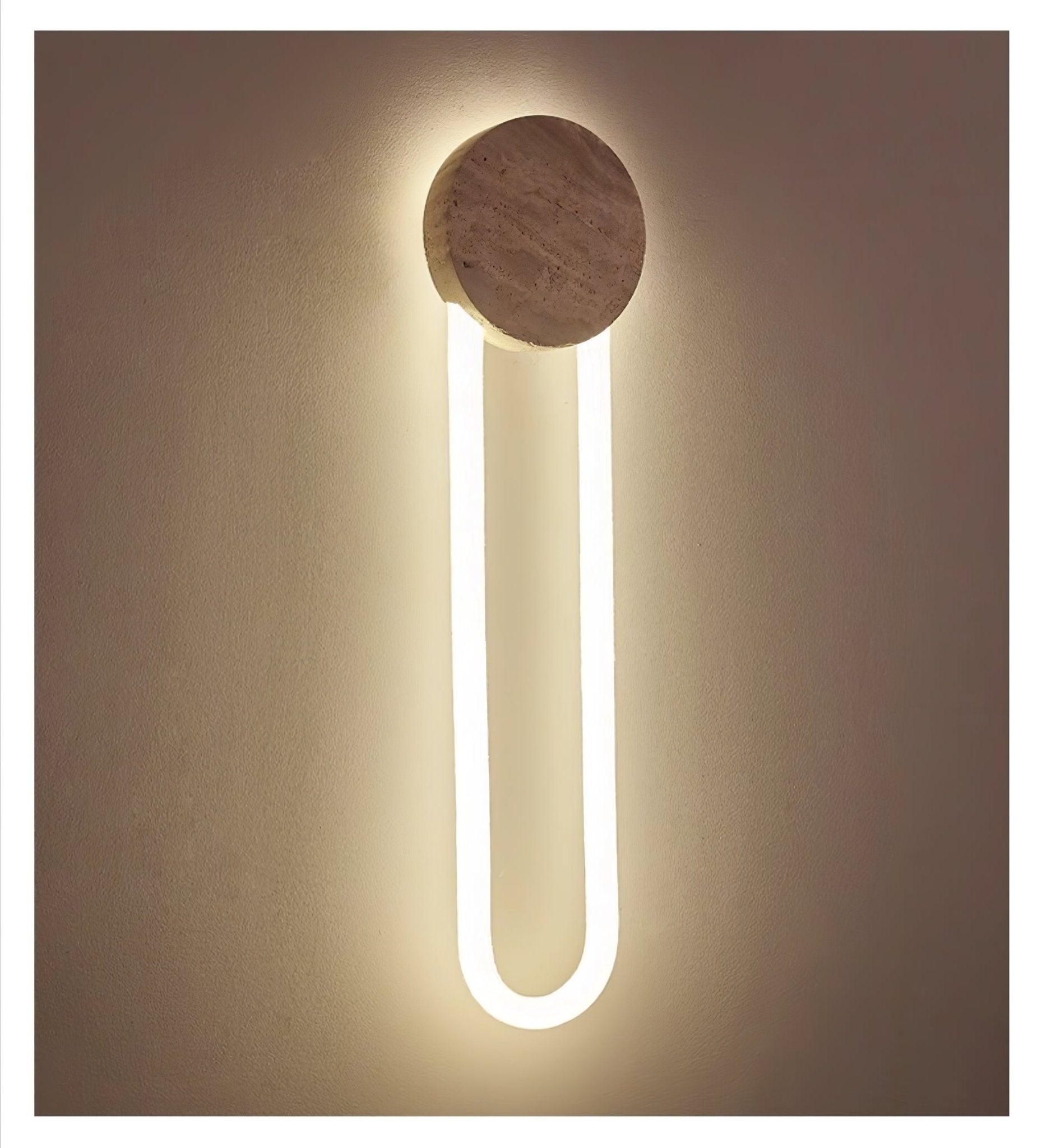 Mysolel Travertine Wall Light-Neutral Decor