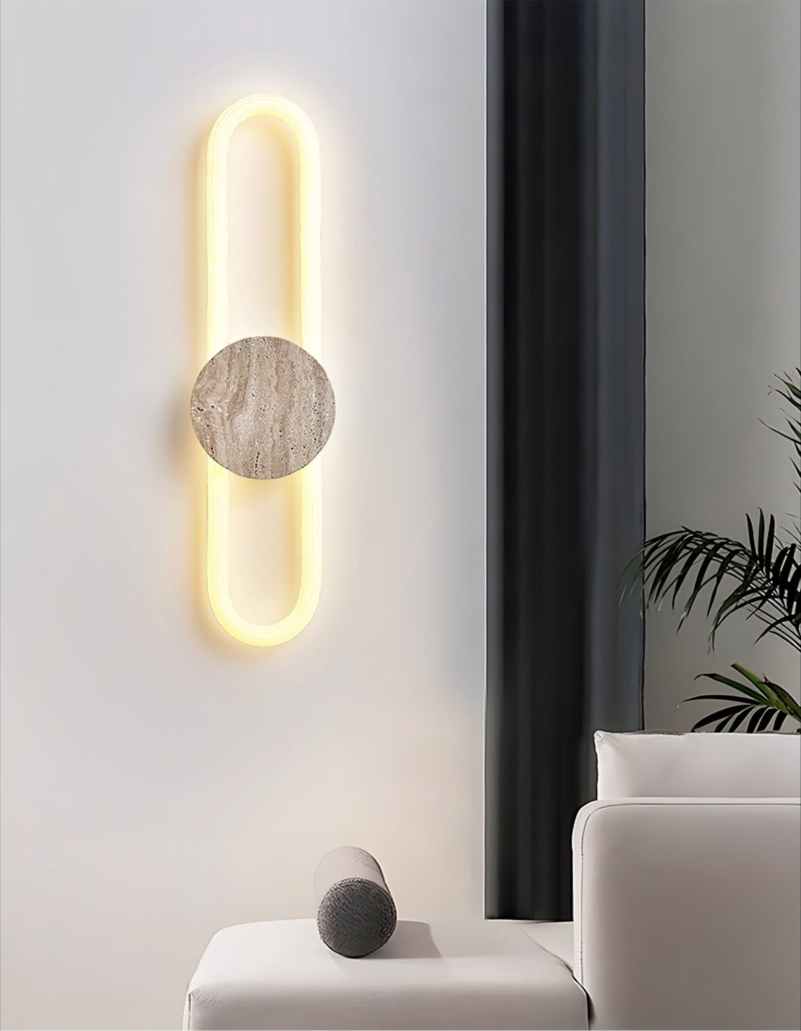 Mysolel Travertine Wall Light-Neutral Decor