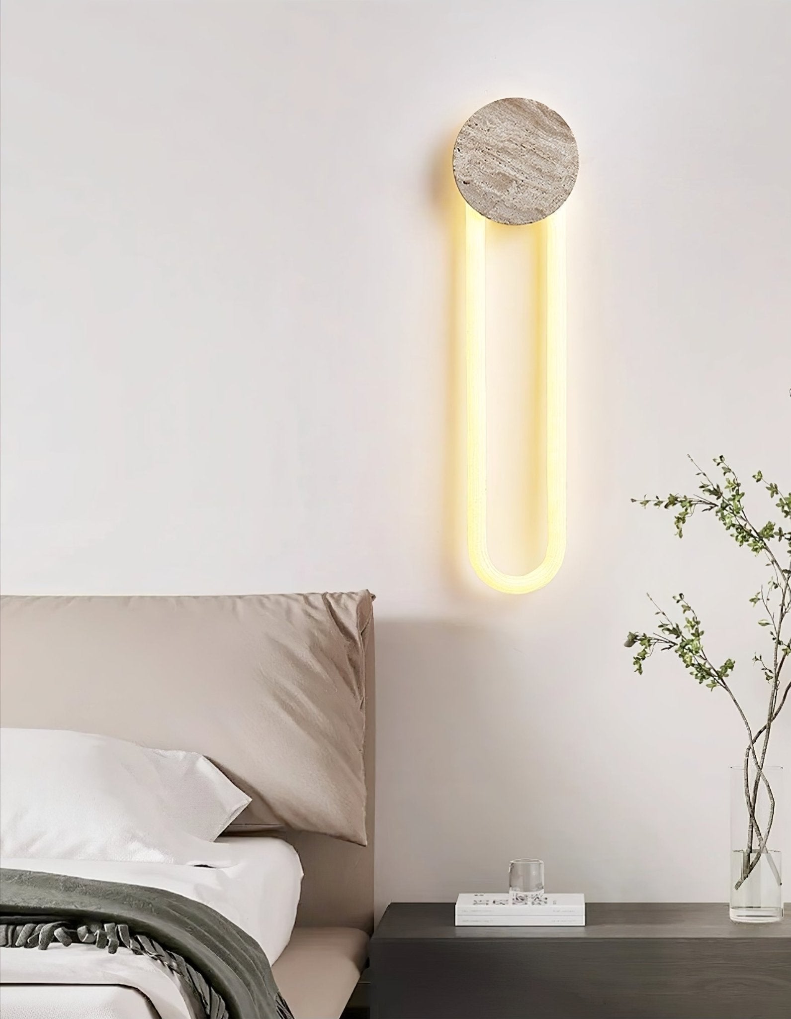 Mysolel Travertine Wall Light-Neutral Decor