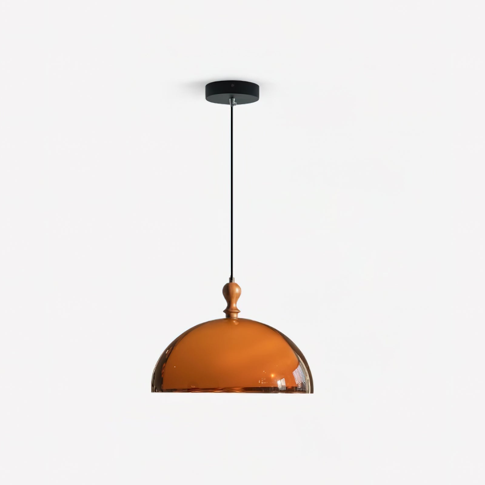 Daro Amber Acrylic Dome Pendant Light-Neutral Decor
