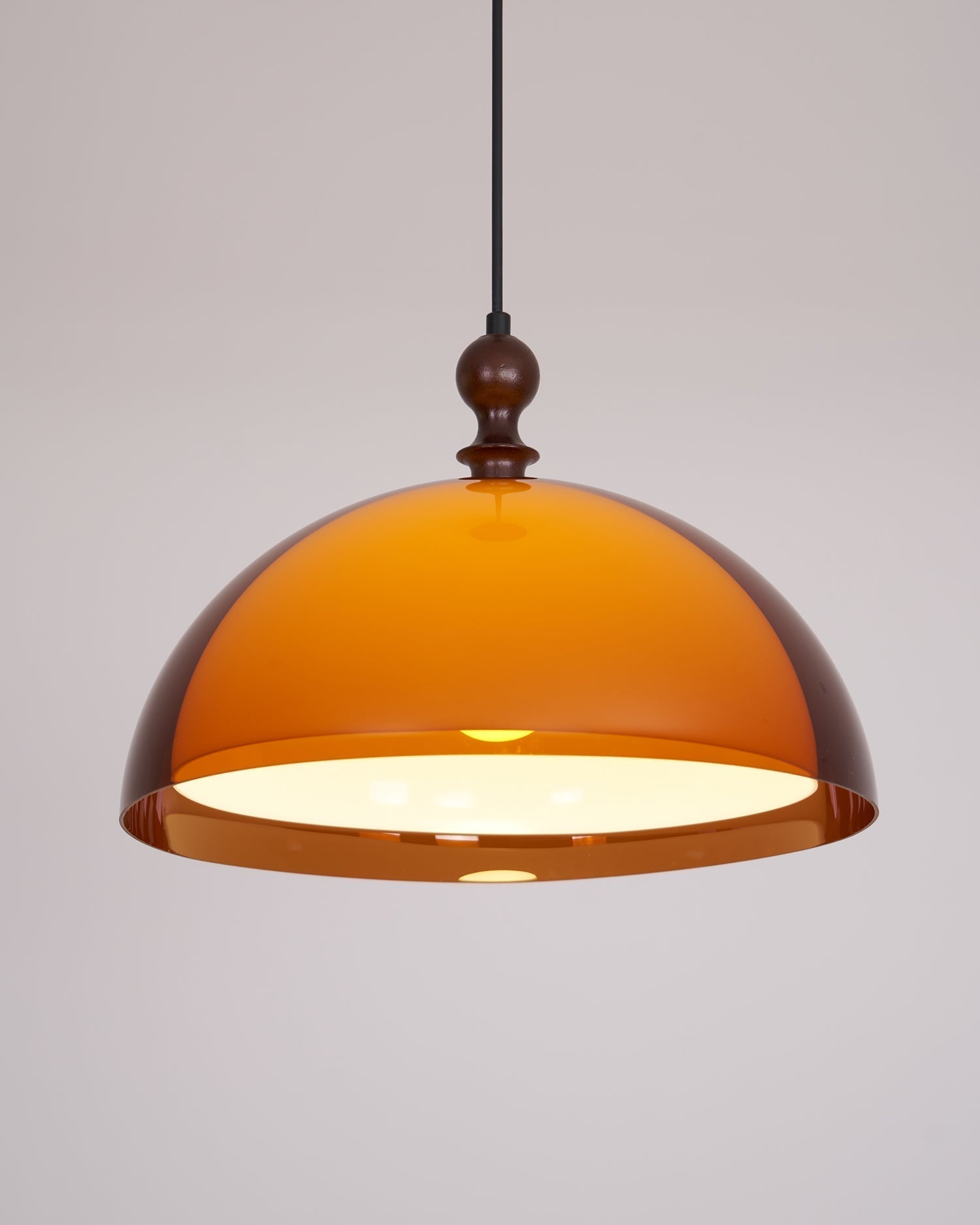 Daro Amber Acrylic Dome Pendant Light-Neutral Decor
