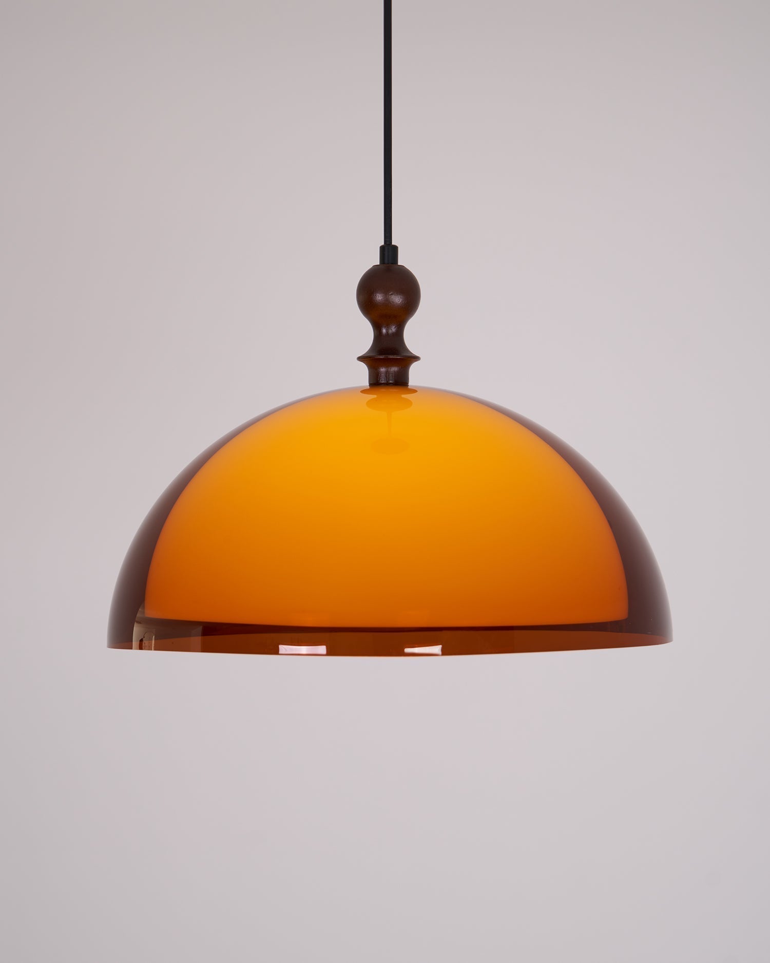 Daro Amber Acrylic Dome Pendant Light-Neutral Decor