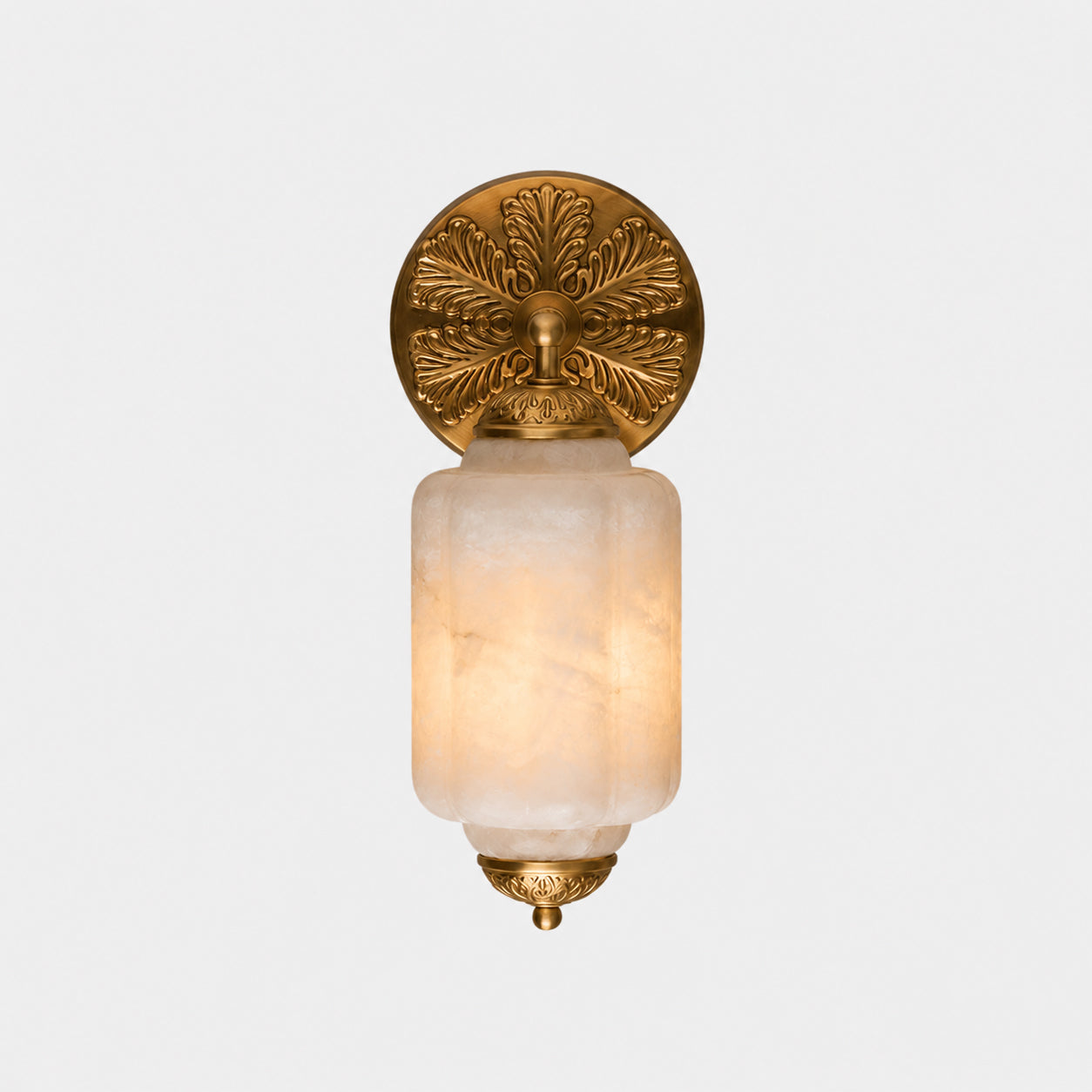The wall sconce in an entryway setting.