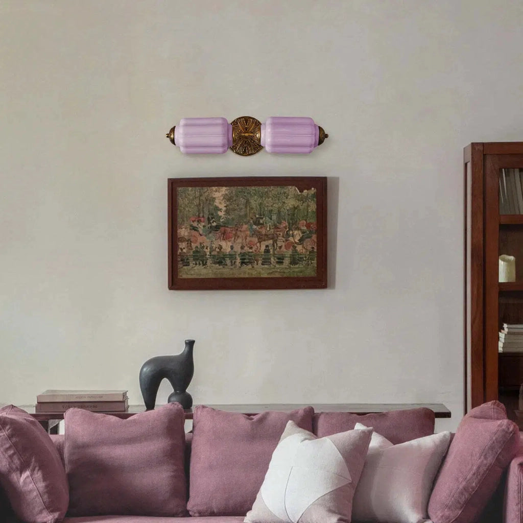 Eloise Sconce installed in a modern entryway providing ambient light.