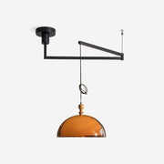 Vika Swing Arm Pendant Lamp-Neutral Decor