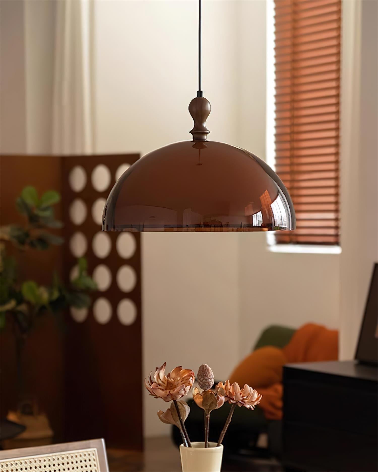 Vika Swing Arm Pendant Lamp-Neutral Decor