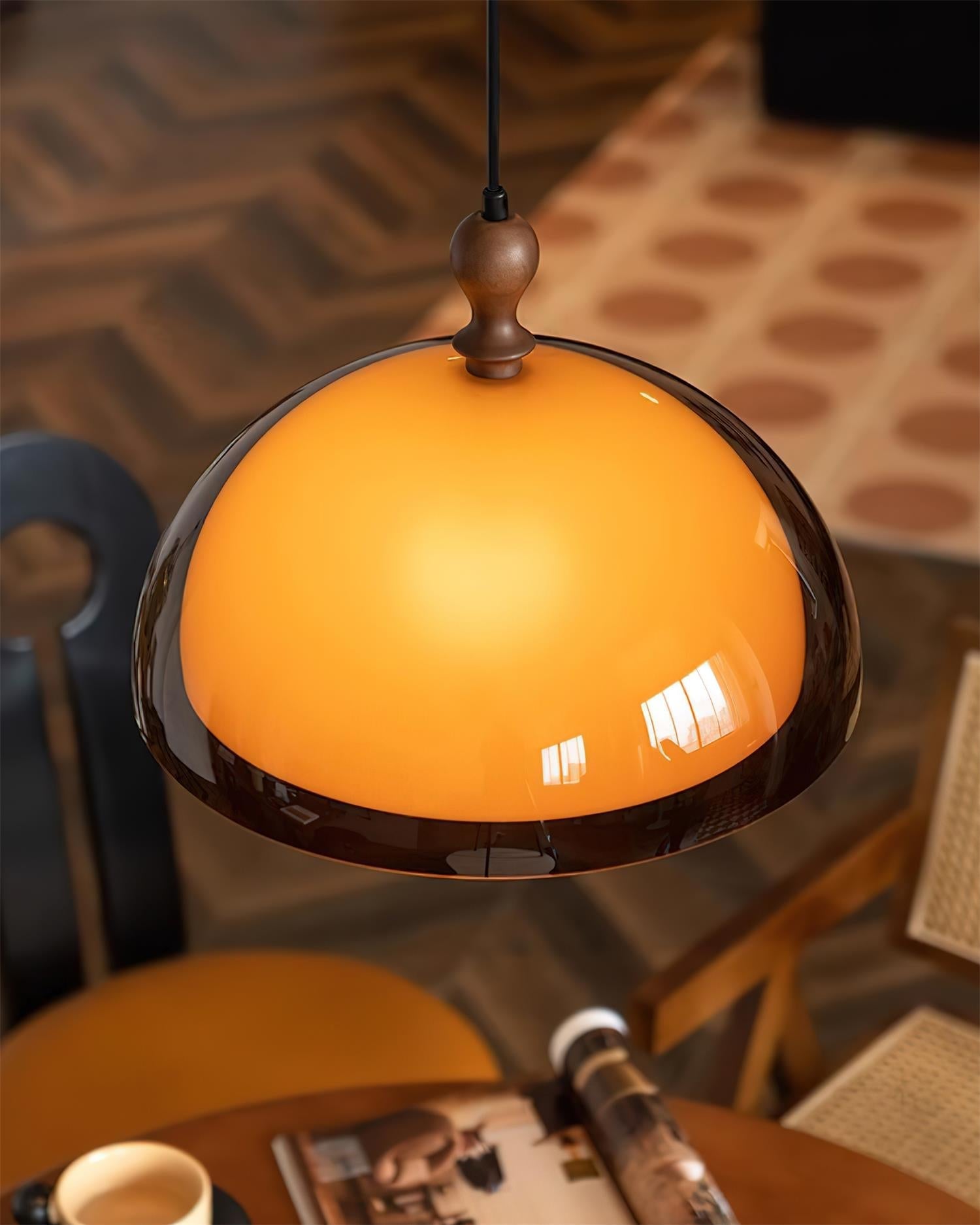Vika Swing Arm Pendant Lamp-Neutral Decor