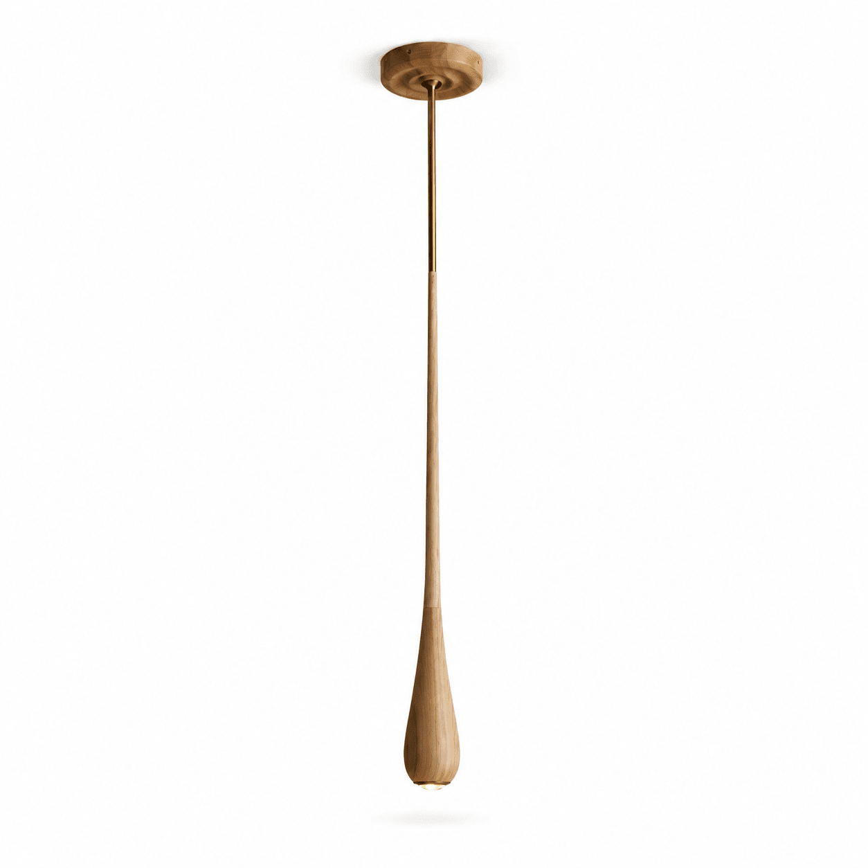 Elongated Teardrop Pendant Light-Neutral Decor