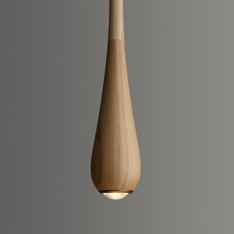 Elongated Teardrop Pendant Light-Neutral Decor