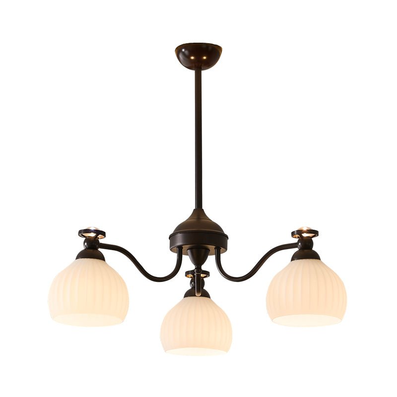 Calaeor Premium Elegance Glass Chandelier-Neutral Decor