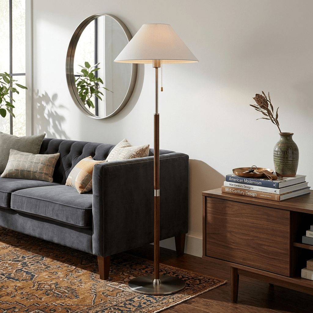 Elowen Classic Floor Lamp-Neutral Decor