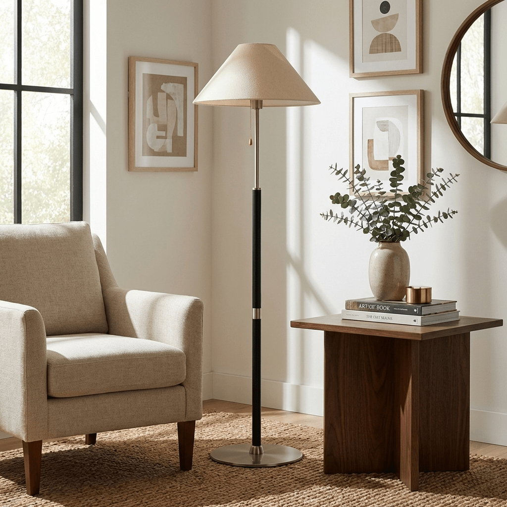Elowen Classic Floor Lamp-Neutral Decor