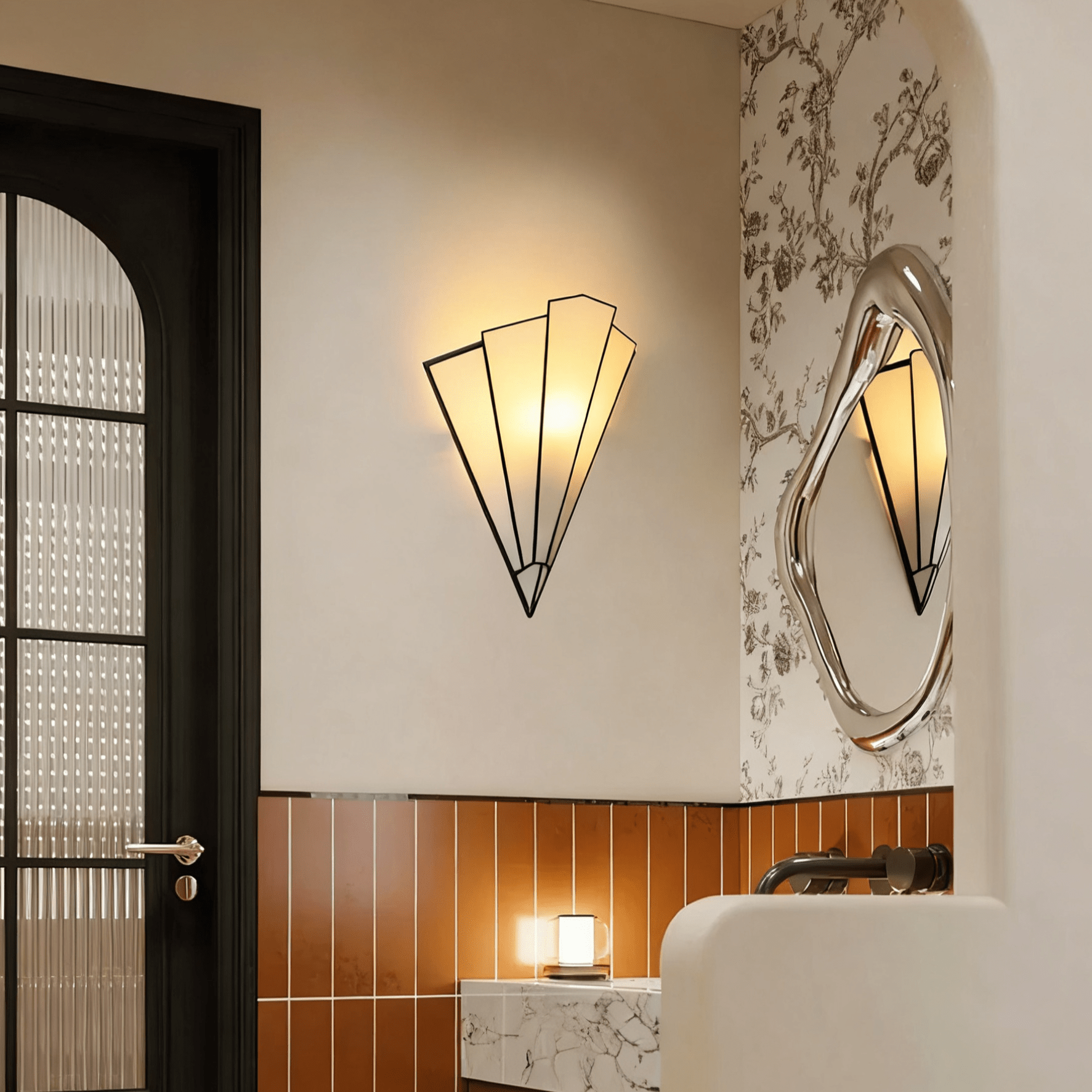 Lila Deco Sconce-Neutral Decor