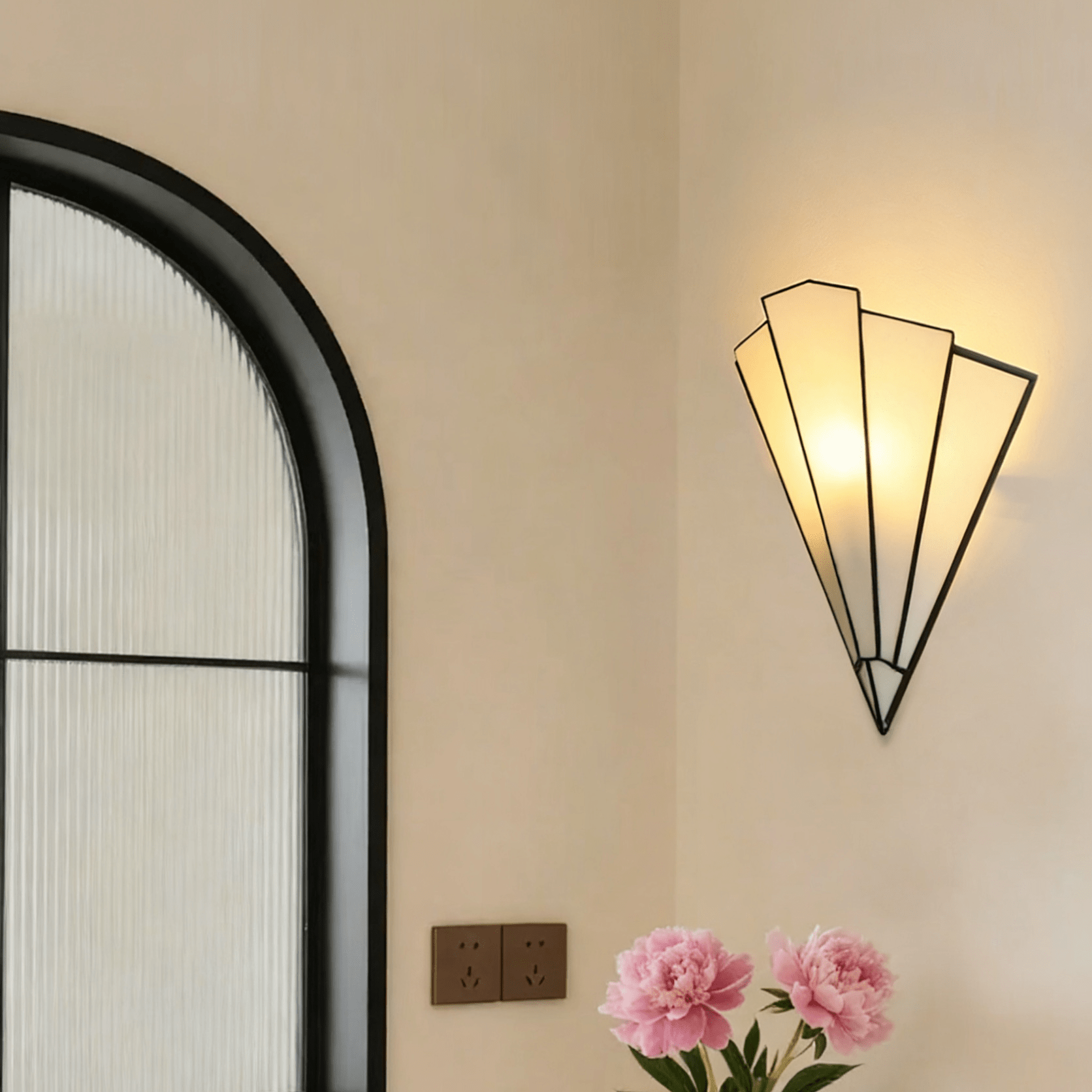 Lila Deco Sconce-Neutral Decor